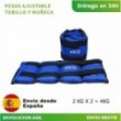 Manubri alla caviglia 1 paio2kg / 2.5kg / 3kg pesi caviglia zavorra caviglia manubri 