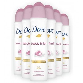 Dove Deodorante Antitraspirante Spray, Beauty Finish , 6 pezzi da 150 ml