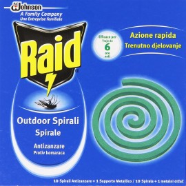 RAID - RAID ANTIZANZARE SPIRALI - 10 PZ