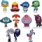 Portachiavi Clip Disney Inside Out 2 Serie 53, 1 di 11 da collezionare, Figure Bag Clip, Ideal Regali