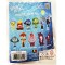 Portachiavi Clip Disney Inside Out 2 Serie 53, 1 di 11 da collezionare, Figure Bag Clip, Ideal Regali