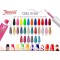 Jessie Milano GEL LINER, Gel smalto ad alta pigmentazione specifico per Nail Art con pennello fine incorporato 30 colori