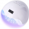 Lampada per Unghie LED UV, Asciugatura Rapida con Sensore Intelligente Display LCD Base Staccabile Luce Portatile