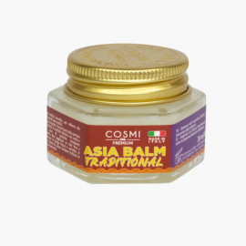 Balsamo Asia Traditional COSMI Premium - Antico Rimedio Orientale in Vasetto Esagonale con Aromi Erboristici, 20ml Made in Italy