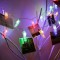 ​​Filo LED Multicolore con 10 Clip Fotoritocco​​, Micro Led Morretta da 1,5m per Foto e Pareti, Pile AA*3 non incluso