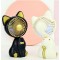Mini Ventilatore Portatile USB con Luce Led a forma di gatto 4 tonalità + Ricarica pratica USB Incluso, confortevole