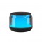 Altoparlante wireless: Design Mini in Blu Trasparente con Luce LED, Bluetooth 10m e 5W Potenza​