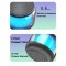 Altoparlante wireless: Design Mini in Blu Trasparente con Luce LED, Bluetooth 10m e 5W Potenza​