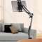 Supporto Pigri TV: Braccio Regolabile Nero per Tablet a Letto/Soffa Senza Strumenti​