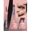 Karite SLIM EYELINER super nero impermeabile punta dura 8ml, Nero Intenso con Effetto Metallizzato e Design Italiano Premium