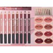 KISS Lip Pen - Matita Labbra Doppia con Scovolino Integrato Effetto Vellutato A Lunga Tenuta Waterproof in 8 Colori Disponibili