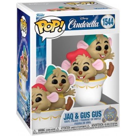 Funko Pop! Disney: Cenerentola 75° anniversario - Gus Gus - J & G in tazza - Personaggio in vinile da collezione