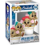 Funko Pop! Disney: Cenerentola 75° anniversario - Gus Gus - J & G in tazza - Personaggio in vinile da collezione