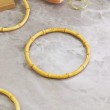 Manico in bambù naturale fatto a mano! Design con nodo rotondo, ideale per creare borse ecologiche e alla moda.