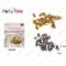 ​​PARTY TIME CHIODI DECORATIVI PER BORSE! 13,5MM IN ORO E ARGENTO - ACCESSORI METALLICI PER PERSONALIZZAZIONE