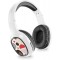 Music Sound Shiny - Cuffie wireless con padiglioni omnidirezionali - 14 ore di riproduzione - Bianco