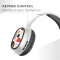 Music Sound Shiny - Cuffie wireless con padiglioni omnidirezionali - 14 ore di riproduzione - Bianco