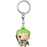 Funko Pop! Keychain: One Piece - Roronoa Zoro- Mini Figura in Vinile da Collezione Novità Portachiavi - Riempitivi per Calze
