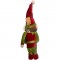 ELFO NATALIZIO IN PELUCHE 55X25CM! CON REGALO E CAPPELTO ROSSO - PER DECORAZIONE E REGALO FESTIVO