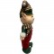Un grande elfo natalizio di peluche da 55x25 cm! Completo di sciarpa e cappello floreale: la scelta perfetta per