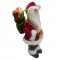 BABBO NATALE PELUCHE 18X13X42CM! CON SACCO REGALI e BARBA MORBIDA - PER DECORAZIONE NATALIZIA TRADIZIONALE