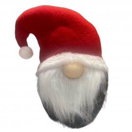 Peluche di Babbo Natale con sacchetto di fagioli, misure 14x16x25 cm! Indossauncappellorosso e sfoggia una barba bianca!