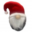 Peluche di Babbo Natale con sacchetto di fagioli, misure 14x16x25 cm! Indossauncappellorosso e sfoggia una barba bianca!