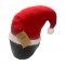 Peluche di Babbo Natale con sacchetto di fagioli, misure 14x16x25 cm! Indossauncappellorosso e sfoggia una barba bianca!