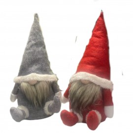 Gnomi natalizi di peluche da 32x15 cm! Crea una decorazione natalizia solida e festosa.