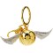Harry Potter - Portachiavi Snitch Dorato con Ali Argento in Metallo, 12.5cm di Larghezza, 65g, Accessorio Magico