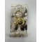 Harry Potter - Portachiavi Snitch Dorato con Ali Argento in Metallo, 12.5cm di Larghezza, 65g, Accessorio Magico