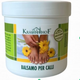 Krauterhof Balsamo per Calli 250ml Naturale e Profumato per Gomiti Ginocchia e Piedi Senza Additivi Riduce Callosità Idrata