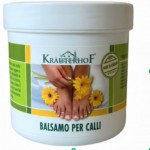 Krauterhof Balsamo per Calli 250ml Naturale e Profumato per Gomiti Ginocchia e Piedi Senza Additivi Riduce Callosità Idrata