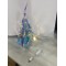 ALBERO DI NATALE LUMINOSO 40X22 CM! CON LED MULTICOLORE E ALIMENTAZIONE USB - DECORAZIONE FESTIVA BRILLANTE
