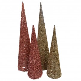 Albero di Natale scintillante con strass! Questa decorazione è disponibile in due misure: 16x40 cm e 12x40 cm.