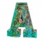 LUCI XMAS MAGICHE 25X25X25CM! 4 LETTERE LED MULTICOLORE con BASE ROSSA - DECORAZIONE NATALIZIA BRILLANTE