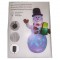 Babbo Natale Gonfiabile Kmt Style! 2 Altezze: 1.2m e 1.5m con Luci - Decorazione Natalizia per Esterni