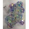 Wisdom Palline Luminose Arcobaleno! 10 LED con Effetto Iridescente, 1.8m Luce Calda - Magia Natalizia in Filo Trasparente