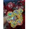 Wisdom Palline Luminose Arcobaleno! 10 LED con Effetto Iridescente, 1.8m Luce Calda - Magia Natalizia in Filo Trasparente