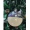 SFERA LUMINOSA GEV NATALE 12CM! SFERA LED CON STELLE ORO/ARGENTO - DECORAZIONE MAGICA PER ALBERI NATALIZI
