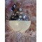 SFERA LUMINOSA GEV NATALE 12CM! SFERA LED CON STELLE ORO/ARGENTO - DECORAZIONE MAGICA PER ALBERI NATALIZI