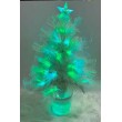 ALBERO DI NATALE LUMINOSO 40X60 CM! LUCI LED MULTICOLORI CON STELLA - DECORAZIONE FESTIVA MAGICA