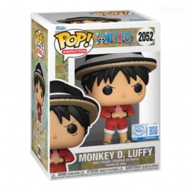 Funko Pop! Monkey D. Luffy ONE PIECE N°2052 - Edizione da Collezione con Cappello di Paglia