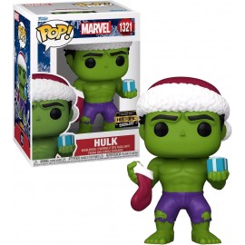 Funko Pop! Marvel: Holiday - Green Hulk (Exc), statuetta giocattolo da collezione per collezionisti ed esposizione