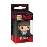 Funko Pop! Keychain: Stranger Things - Eleven - Undici- Mini Figura in Vinile da Collezione Novità Portachiavi